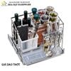 Giá dao thớt inox nan vuông ray giảm chấn - 4100.4.97300