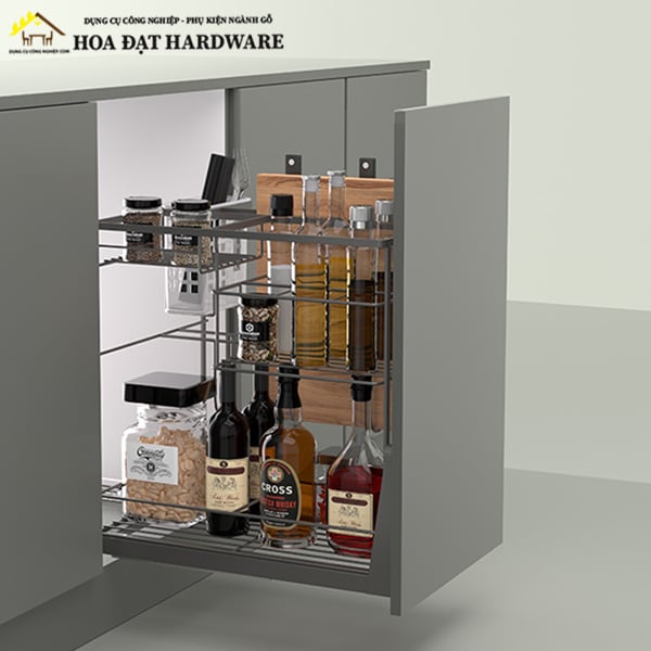 Giá dao thớt chai lọ hộp inox 304 200mm - 4100.4.33063