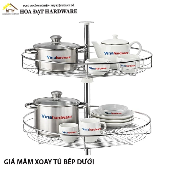 Mâm Xoay Tròn 360° Inox 304 – Mã 4100.2.05753