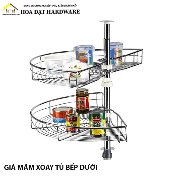 Giá kệ chén đĩa xoong nồi gia vị loại mâm xoay rổ 4100.4.71500
