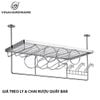 Giá kệ treo ly Inox Vinahardware 4100.4.08509