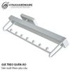 Gía treo mắc áo 8 nút màu trắng Vinahardware - VNH120465