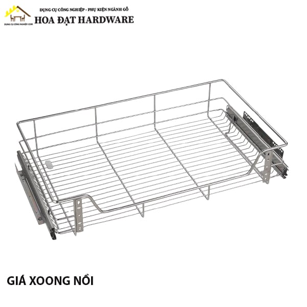 Giá kệ xoong nồi Inox 201 - Nan tròn - 4100.4.06002