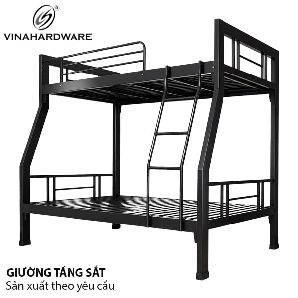 Giường sắt tầng Vinahardware trên 1000x2000mm dưới 1200x2000mm