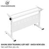 Khung bàn học sinh training gấp mặt xếp gọn khóa núm vặn Vinahardware 2300.1.07416