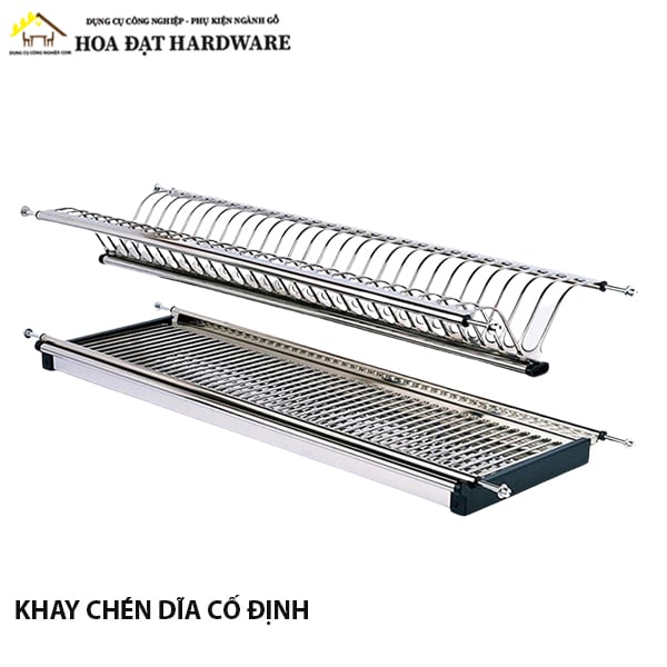 Kệ Chén Dĩa Inox Cố Định Cho Tủ Bếp Trên – 4100.4.98423