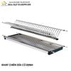 Kệ Chén Dĩa Inox Cố Định Cho Tủ Bếp Trên – 4100.4.98423