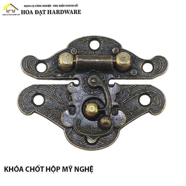 Khóa móc chốt mỹ nghệ giả cổ KT048