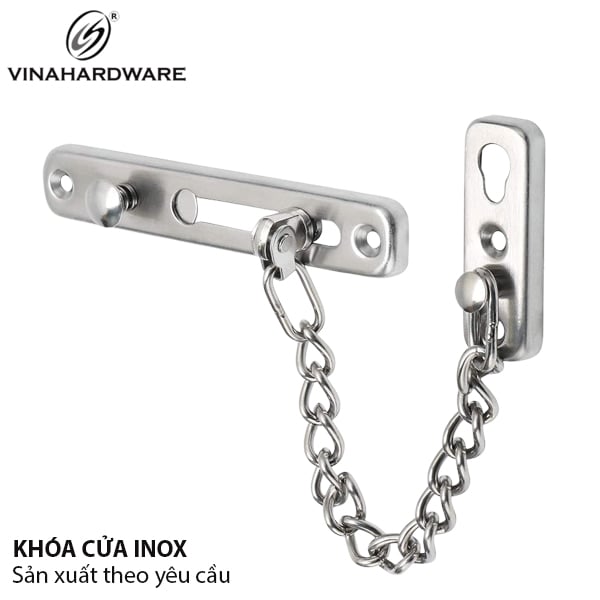Xích cửa an toàn, màu trắng, inox 201