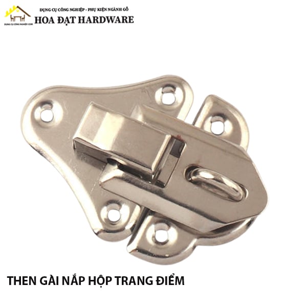 Khóa móc gài then cửa hình thoi dài 50mm rộng 35mm KT055