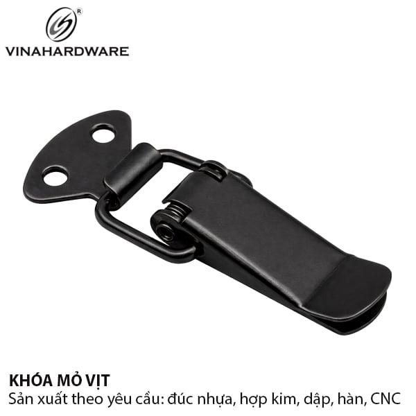 Khóa mỏ vịt nhỏ Vinahardware màu đen 38x30mm 2201.3.10101
