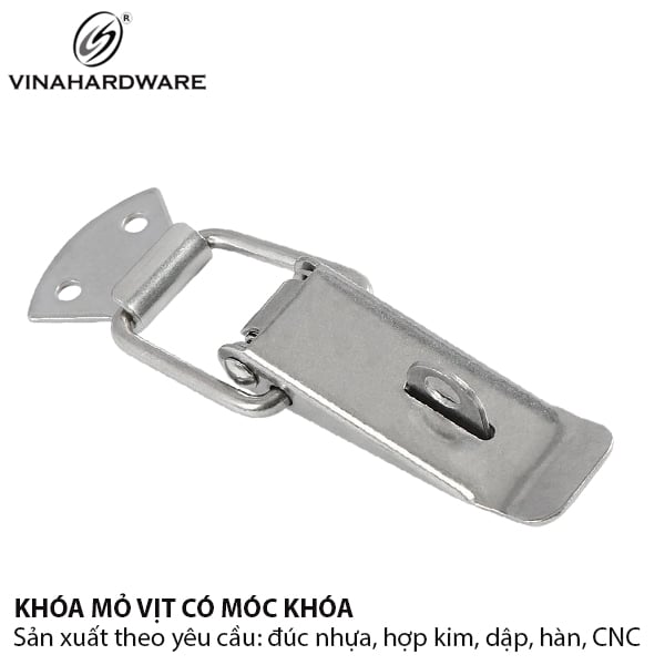 Khóa mỏ vịt có khóa Vinahardware Inox 2203.4.78504