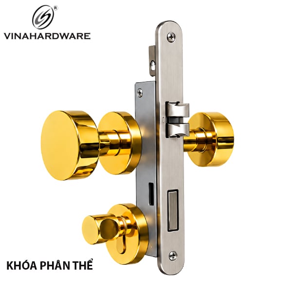 Khóa phân thể Inox mạ 24K 1511.4.25506