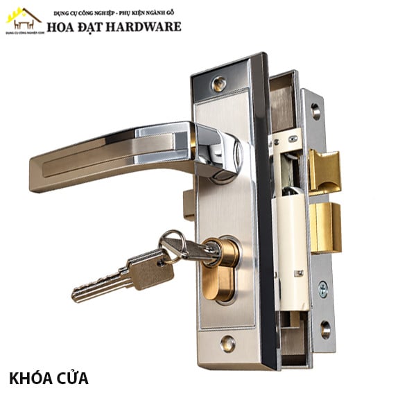 Khóa cửa tay gạt Vinahardware, hợp kim - KT4502
