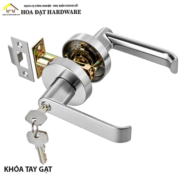 Khóa tay gạt Vinahardware, hợp kim, một đầu vặn - KT156120