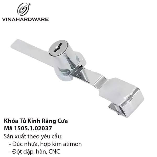 Khóa tủ kính lùa 1505.4.00150