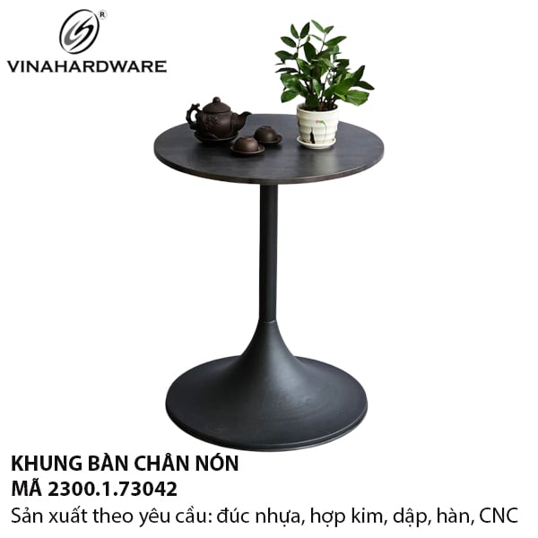 Khung Bàn Trụ Tròn Hình Nón Vinahardware – 2300.1.73042