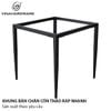 Khung bàn chân côn Vinahardware sơn đen - VNH747473B