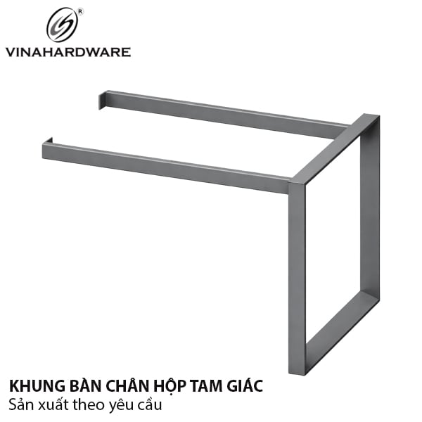 Khung bàn tam giác Vinahardware sơn xám - VNH147075B