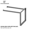 Khung bàn tam giác Vinahardware sơn xám - VNH147075B
