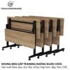 Khung bàn training (không ngăn chứa) xếp gọn D1400xR500xC730mm - Mã 2300.1.27256