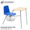 Bộ bàn liền kề lưng tựa bằng nhựa Vinahardware - VNH450400