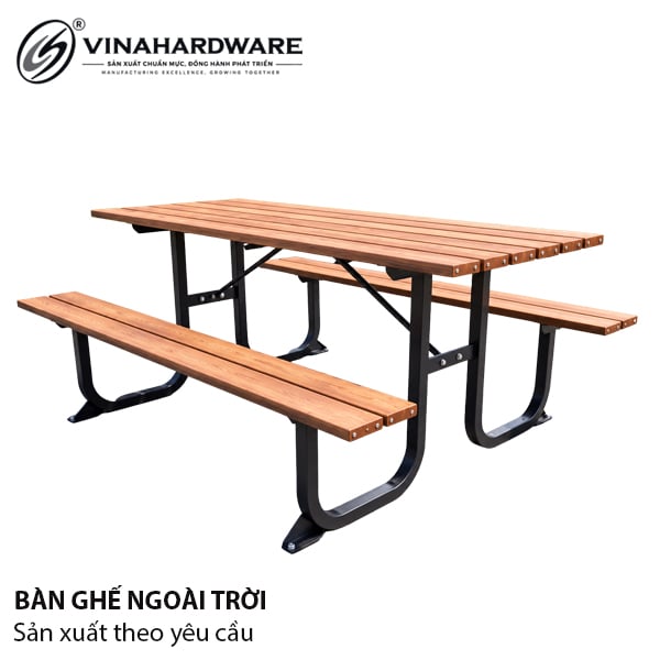 Bộ bàn ghế ăn ngoài trời Vinahardware - VNH0001257