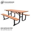 Bộ bàn ghế ăn ngoài trời Vinahardware - VNH0001257