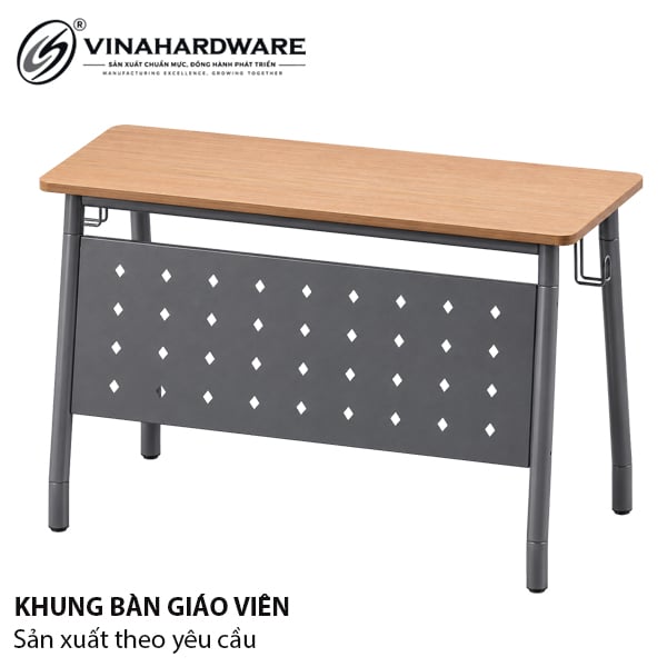 Bộ khung bàn giáo viên, sơn xám - VNH110400X