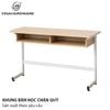 Khung bàn học Vinahardware chân quỳ, sơn trắng - VNH3480T