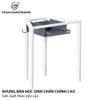 Khung bàn học sinh hình thang Vinahardware, sơn trắng - VNH633247