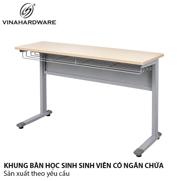 Khung bàn học sinh sinh viên giáo viên có ngăn chứa Vinahardware - VNH020931