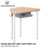 Khung bàn học sinh hình thang Vinahardware, sơn trắng - VNH633247