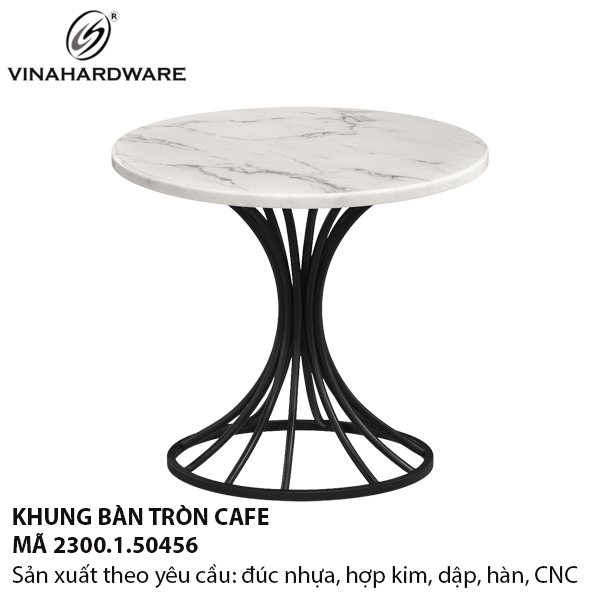 Khung Bàn Tròn Vinahardware Cao 500mm – Đường Kính 450mm - 2300.1.45050