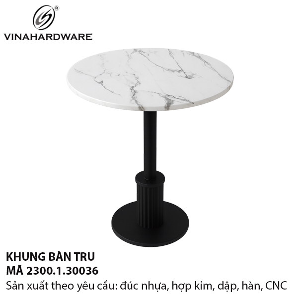 Khung Bàn Café Chân Trụ Tròn 2300.1.30036