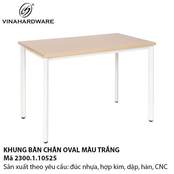 Khung bàn oval văn phòng tháo ráp nhanh – Mã 2300.1.10525