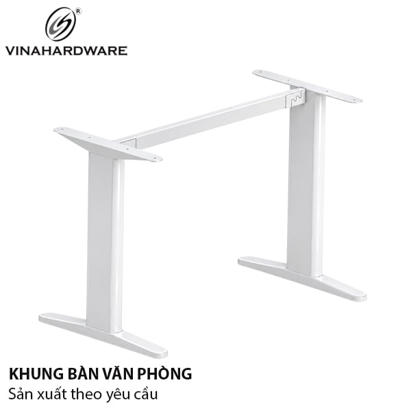 Khung bàn màu trắng kích thước 600x1200x750mm 2300.1.61750