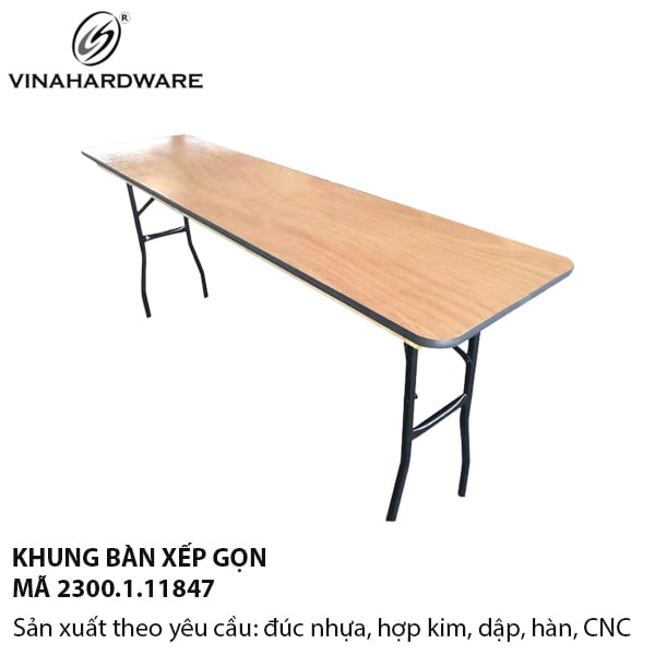 Khung Bàn Xếp Gọn – Chân Ống Φ26×2.0mm – Mã 2300.1.11847