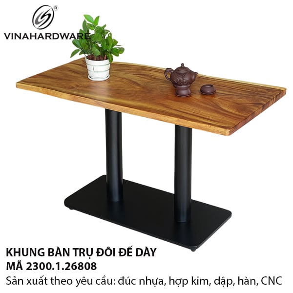 Chân bàn trụ đôi đế dày – 2300.1.26808