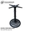 Chân bàn cafe chân trụ 700mm, gang đúc - 2104.1.00706