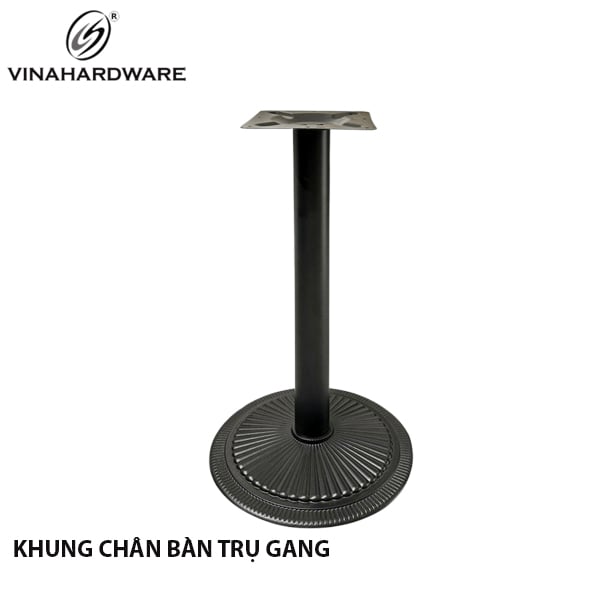 Chân bàn cafe chân trụ 700mm, gang đúc - 2104.1.00706