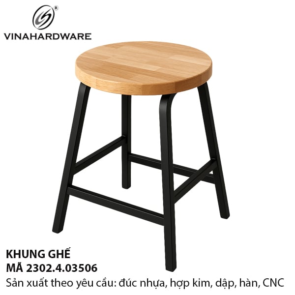 Khung Ghế 2302.4.03506 – Sắt Hộp Vuông 20x20mm