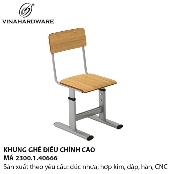 Khung Ghế Học Sinh Điều Chỉnh Cao – Vinahardware 2300.1.40666
