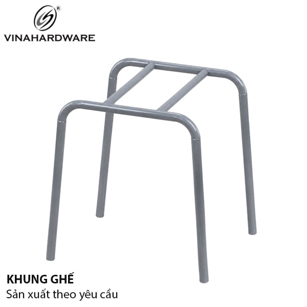 Khung ghế học sinh lưng tựa Vinahardware, sơn xám - VNH4387X