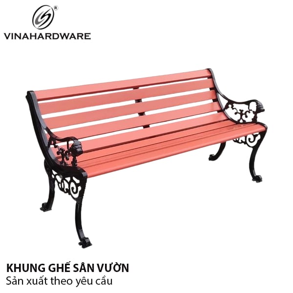 Ghế sân vườn, chân gang đúc Vinahardware - VNH021141