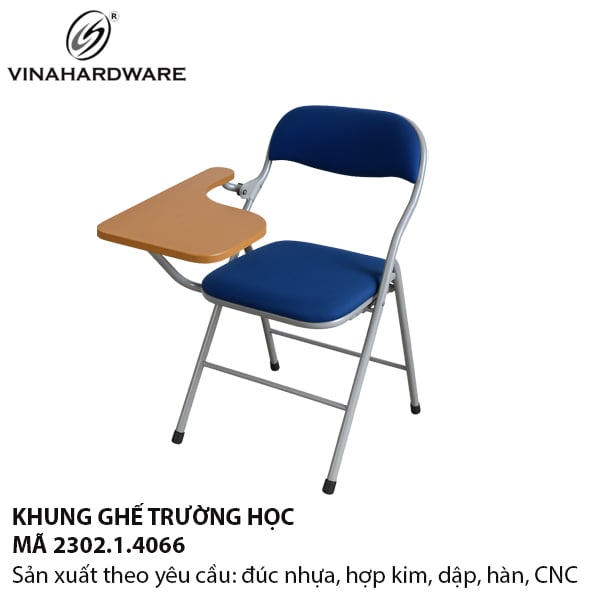 Khung ghế xếp học sinh kèm bàn – Mã 2302.1.4066