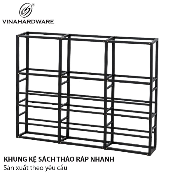 Khung kệ trang trí Vinahardware, sơn đen tĩnh điện - VNH3480283B