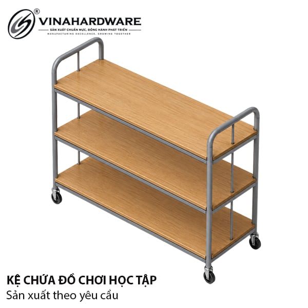 Khung kệ bánh xe đẩy trang trí dành cho trường mẫu giáo 2300.1.02599