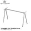 Khung bàn Vinahardware, sơn trắng - VNH1250700T
