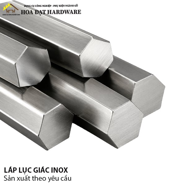 Lap lục giác đặc - inox 304 - LG08I3